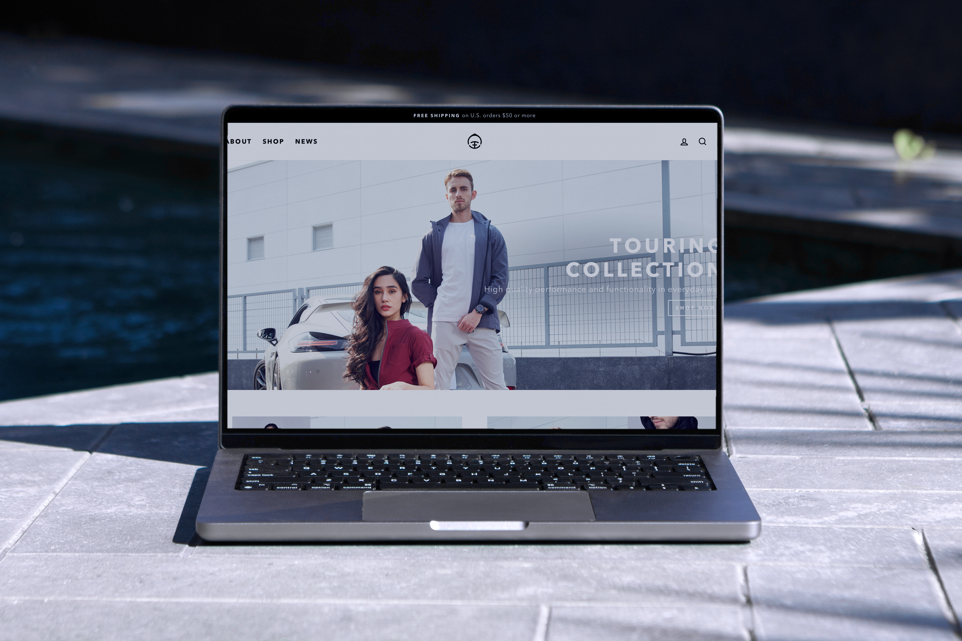 Oloi website redesign mockup image